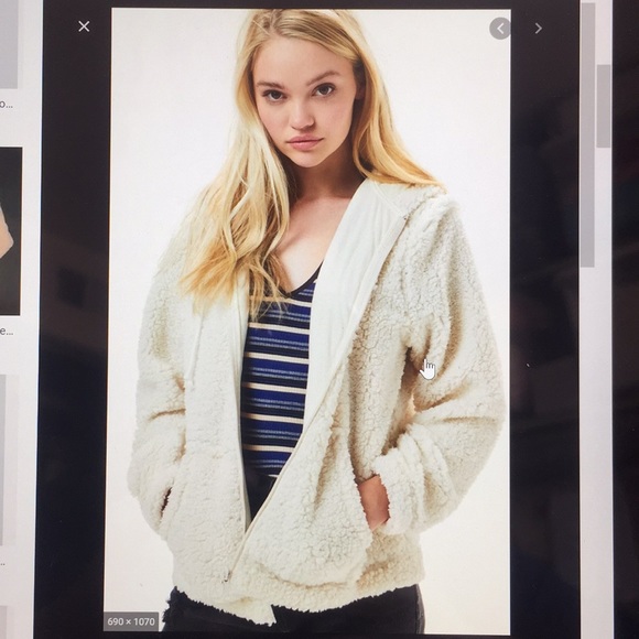 pacsun teddy jacket